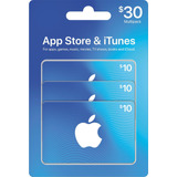 Tarjeta Itunes Apps Store 30 Usd Entrega Inmediata