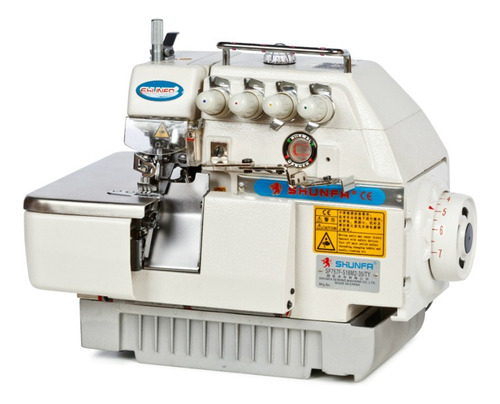 Máquina Overlock Industrial 5 Hilos Shunfa Motor Dd Incorpo.