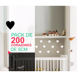 Vinilos Decorativos Pack De 200 Corazones 5cm Hermosos!!!