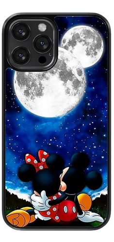 Funda Para Celular Mickey Minnie Mouse Luna Pareja Disney