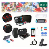 Kit De Estuche Con Accesorios Para Nintendo Switch 16 En 1