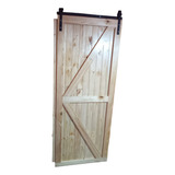 Puerta Granero 90x210 Con Kit Premium 