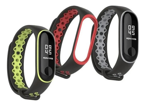 Pulsera Compatible Con Xiaomi Mi Band 3-4 + Protector Pntlla