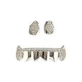 Tapas Grillz Para Dientes De Hip Hop Chapadas En Oro De 18 Q