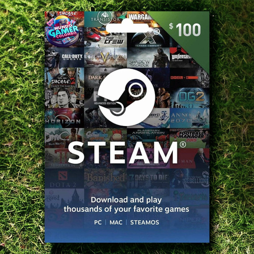 Steam Wallet 100 Usd Región Usa (entrega Inmediata)