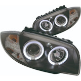 Faros Bmw Serie 1 Ojo De Angel Lupa 2006 2007 2008 2012 Par