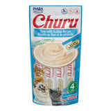 Churu Premio Cremoso C/atún Gatos 4 Tubos 56 Gr Taurina, Vit