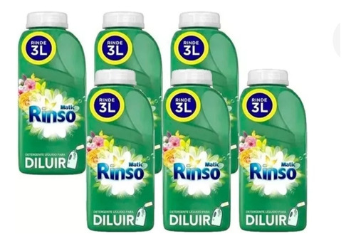 Pack X 6 Unidades Rinso Para Diluir 3lts