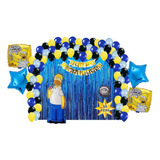 Kit Decoracion Cumpleaños Globos Metalicos Homero Simpson 83