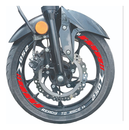 Stickers Calcomanias Reflejantes Para Rin De Moto 250z