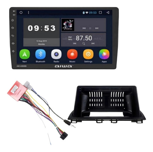 Radio Aiwa 9 Pulgadas 2gb/32gb Carplay + Bisel Mazda 3 2014+