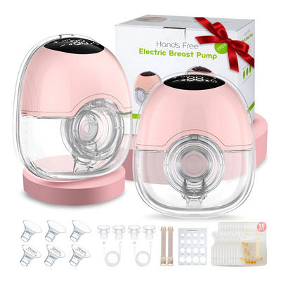 2pcs Extractor De Leche Manos Libres Recargable Con 4 Modos | Envío gratis