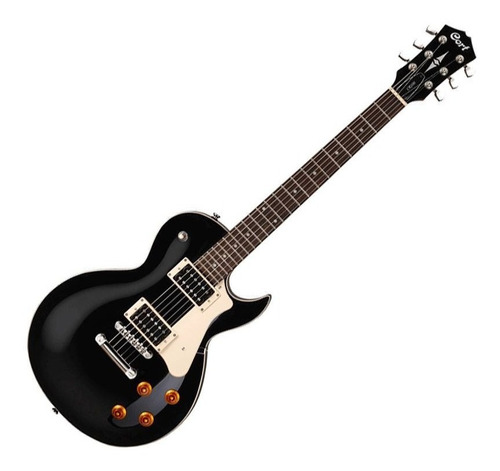 Guitarra Eléctrica Cort Cr100 Black Tipo Les Paul