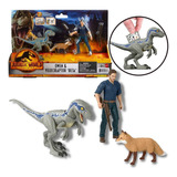 Dinossauro Velociraptor Beta Boneco Owen - Jurassic World