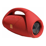 Caixa De Som Bluetooth Boombox Gigante 35cm Vermelho
