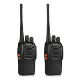 Kit X 2 Walkie Talkie Infantil Handy Baofeng Radio Bf888s