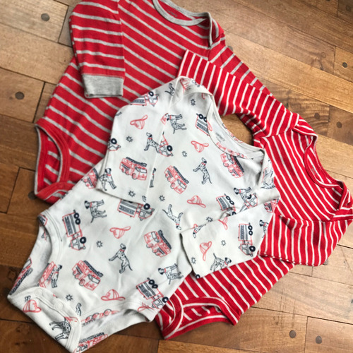 Pack Bodys Carters X 3 Unidades - 12 Meses Lote Ropa Bebe