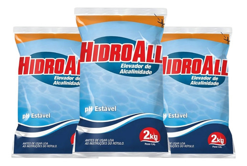 Elevador De Alcalinidade Alcalinizante Hidroall Ph Certo 2kg