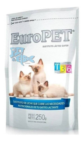 Leche Para Gatito  Sustituto Lacteo Europet X 250g