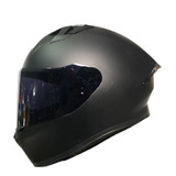 Casco Ich 503 Plano Talla M + Visor Oscuro Y Transparente