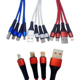 Cable Usb Para Celular 3 En 1 Tipo C Micro Usb Lightning 