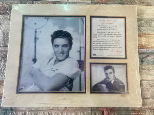 Elvis Presley Litografía Original Sin Cuadro