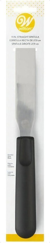 Espátula Recta 11'' (27.9cm) Wilton 409-7715 Color Negro
