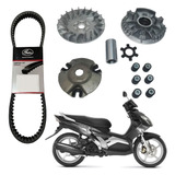 Kit Correia Gates Cvt + Polia Primaria Yamaha Neo 115 2009