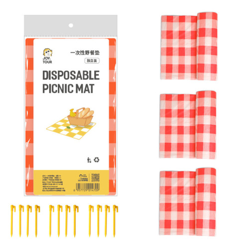 180x180cm Mantel Portátil Desechable Picnic Mat Campings X3