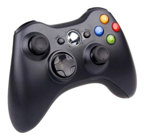 Joystick Xbox 360 Wired Con Cable 2.5mtss Color Negro