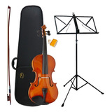 Kit Violino Al 1410 3/4 Alan + Estante Para Partitura S2