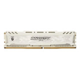 Memória Ram Ballistix Sport Color White  8gb 1 Crucial Bls8g4d26bfsck