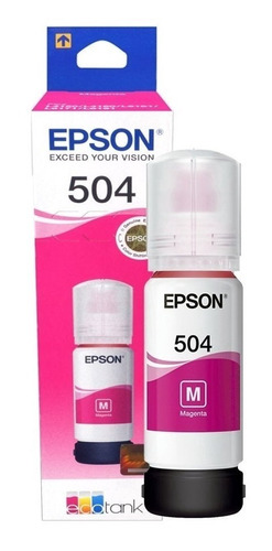 Tinta Epson 504 T504 Color Original Botella P/ L4150 L4160