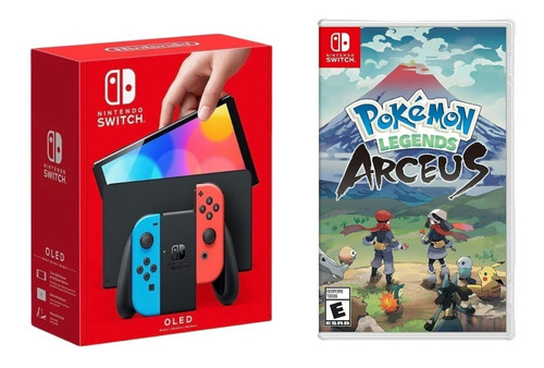 Consola Nintendo Switch Oled + Pokemon Legends Arceus Switch