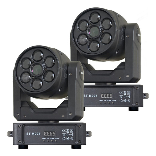 Kit 2 Moving Head Led Spot 100w Bee Eye Desenho Prisma Dmx