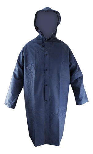 Abrigo Impermeable Skogar Azul Marino Talla M