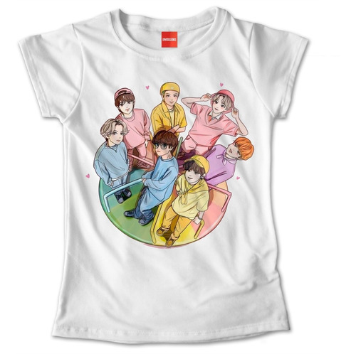 Bts Playera Blusa Ropa Bt21 Kpop Camiseta Niña Tiny Tan