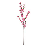 Galho De Pessegueiro Flor Artificial Decorativa Haste 1,20m