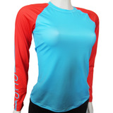 Camiseta Camisa Térmica Blusa Proteção Solar Uv Feminina