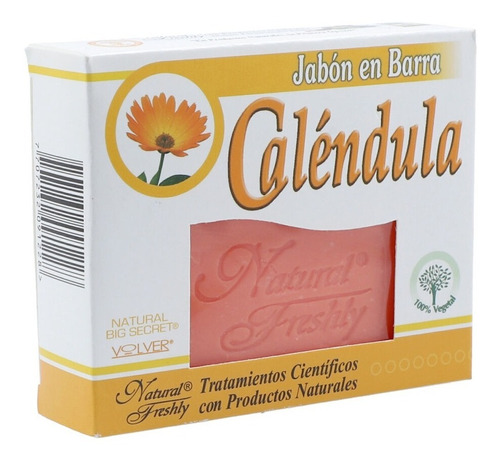 Jabon Caléndula   Natural Freshly 90 Gramos Calendula