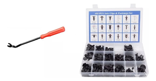 Juego De Remaches Plasticos, Automovil X 415 Pcs (push Pin)