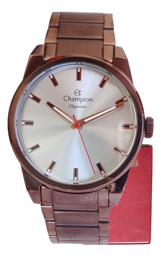 Relógio Champion Feminino Marrom Chocolate Casual Cn27590r +