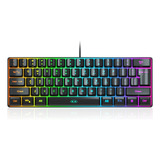 Teclado Gamer Ts91 Con Retroiluminación Rgb Ergonómico