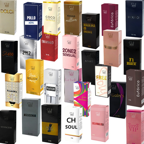 Perfumes Importados Masculinos E Femininos Kit 10 Unidades Atacado E Revenda