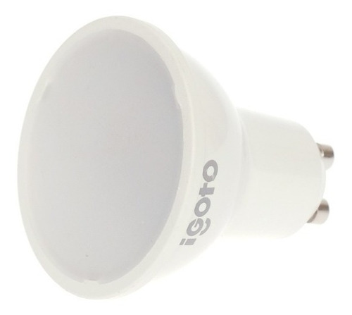 Foco Led Dicroica, Gu10, 7w Multivoltaje Color De La Luz Blanco Cálido