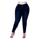 Jeans Pantalón Colombiano Mujer Push Up Tallas Extra 001