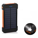 Portátil Banco De Energia Solar 20000mah Impermeável