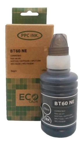 Tinta Compatible Con Brother Bt-d60 Marca Ppc Ink