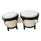 Percusión Bongos Drum Set Tambor De Mano Para Blanco