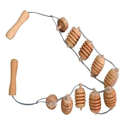 Cinturón Maderoterapia Automasaje Anticelulitis Mielero | MercadoLibre
